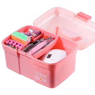 Cốp nhựa đựng đồ nail - mi - make up bền đẹp, chắc chắn