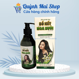 Dầu Gội Thảo Dược Bồ Kết Hoa Bưởi Sả Chanh 300ml giúp sạch gàu, đen tóc, mềm, suôn mượt tóc