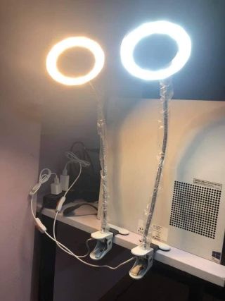 Đèn kẹp led mini nối mi, phun xăm, làm nails