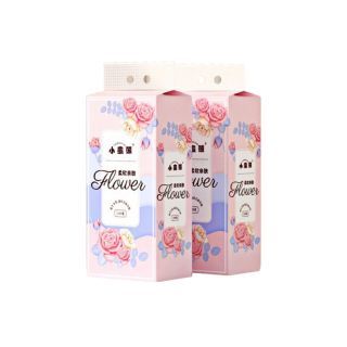 Giấy rút đáy treo tường Flower Hồng GCFD1000 ManHua - 1 Thùng 10 gói, Tặng 2 móc treo