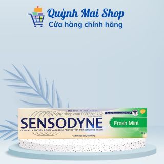 Kem đánh răng Sensodyne Fresh Mint giúp giảm ê buốt tuýp 100g