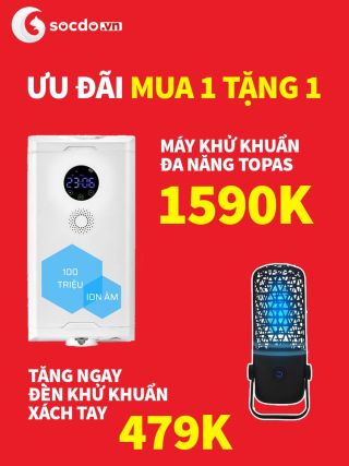 Máy khử khuẩn Đa Năng 3 trong 1 Topas 