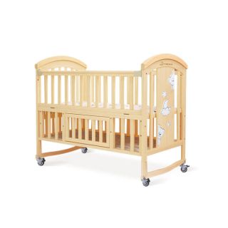 Nôi gỗ cho bé 6 chế độ Chilux Peace – Natural