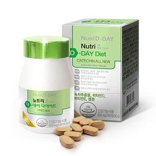 Viên uống Catechin ALL NEW Nutri D-Day lọ 60 viên, Hỗ trợ giảm béo 