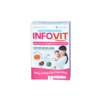 Vitamin Infovit hộp 50 viên – Bổ sung đạm, vitamin tổng hợp