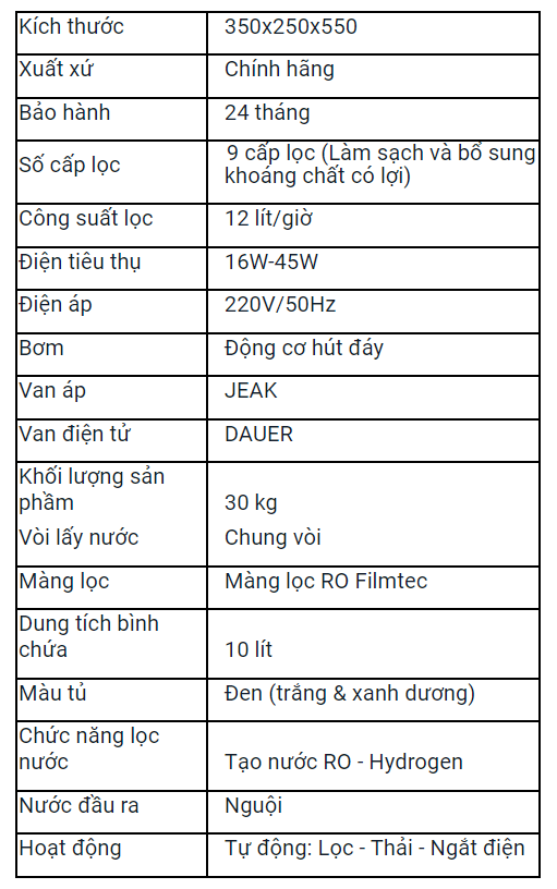 Máy Lọc Nước Prato 9 Cấp Để Bàn Model PT-9NB, Hàng Chính Hãng, Bảo Hành 24 Tháng