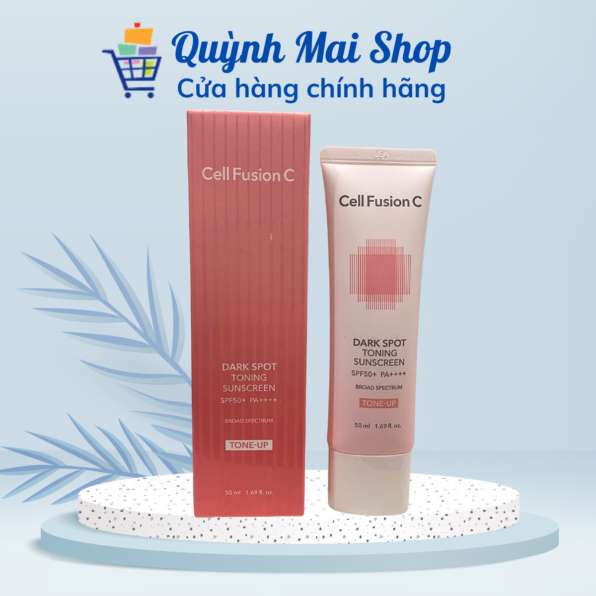 Kem chống nắng nâng tông Cell Fusion C Dark Spot Toning Sunscreen SPF50+ PA++++ - Hộp 50ml